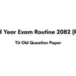 BBS 2nd Year Exam Routine 2082 (Regular)
