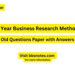 BBS 4th Year Business Research Method 2079 Question Paper with Answers