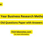 BBS 4th Year Business Research Method 2081 Question Paper with Answers