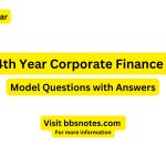 BBS 4th year Corporate finance 2080 Questions Paper with Answer