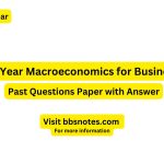 BBS 2nd Year Macroeconomics for Business 2081 Questions Paper with Answers